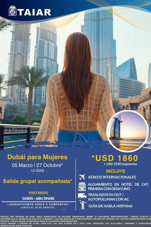 DUBAI PARA MUJERES